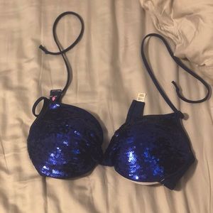 sequin victoria secret bathing suit top